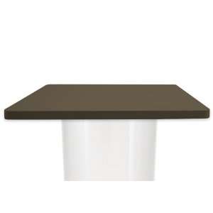  QM 38 Square Stone Table Top   Tint Coffee
