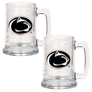  Penn State University Set of 2 Beer Mugs: Sports 