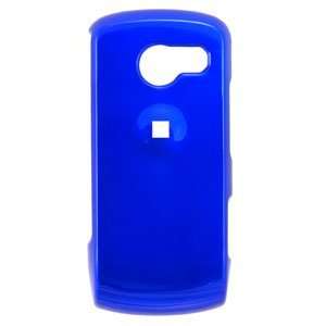   Solid Blue Snap on Cover for LG Lyric M375 Cell Phones & Accessories