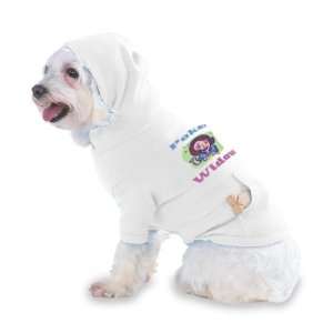   Widow Hooded T Shirt for Dog or Cat X Small (XS) White: Pet Supplies