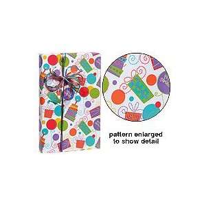   Polka Dot Party Gift Wrap Wrapping Paper 17 Foot Roll: Everything Else