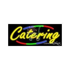 Catering Neon Sign 13 Tall x 32 Wide x 3 Deep 