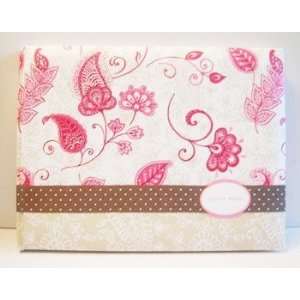  Pepper Pot Paisley in Rouge Guest Book: Office Products