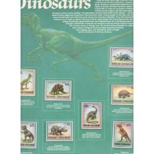  Dinosaurs Collector Stamp Poster Board #WOS002 Everything 