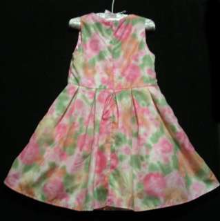 Girls 2pc Watercolor Print Spring Easter Dress, TCP Sz 3T, EUC!!