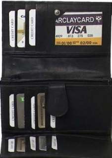 Genuine Leather Cowhide Ladies Clutch Wallet Card Slots # 7507  