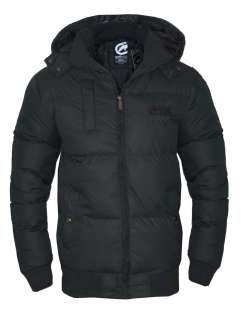 New mens Ecko Unltd full zip padded hooded Jacket TOP Size S M L XL 