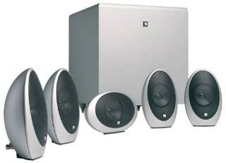 Kef KHT 1005 5.1 Home Theater Speaker System (Silver) 