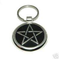 pentacle wicca new age symbol key chain charm Jewelry  