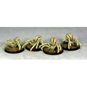   Miniatures (Wilderness Encounters) Large Spiders I (4) Toys & Games