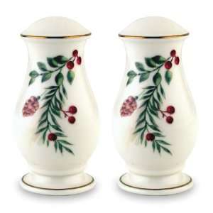  Lenox Boxwood & Pine Salt/Pepper Shaker Set Kitchen 