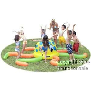    Kids Inflatable Water Sprayer Lawn Sprinkler Toy: Toys & Games