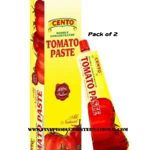 Cento Tomato Paste in Tube, Pack of 2 Grocery & Gourmet Food
