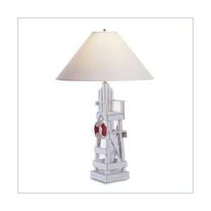   Shady Lady Coastal Living Lifeguard Chair Table Lamp: Home & Kitchen