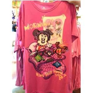  Disney Minnie Mouse Pattern Ladies Nightshirt One Size 