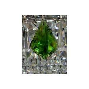   63mm 2.5 Green French Cut Chandelier Crystal Prism: Home Improvement