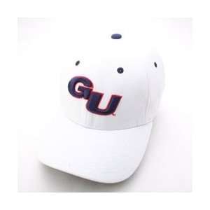 Gonzaga Bulldogs Logo Flex Fit Hat (White) Sports 