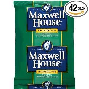 Maxwell House Special Delivery Grount Coffee, Decaffeinated, 1.3 Ounce 