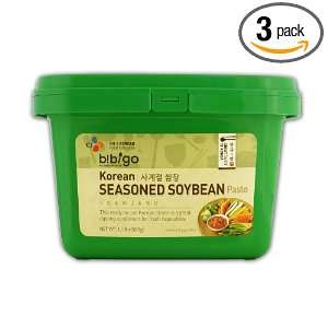 bibigo Ssamjang Seasoned Soybean Paste, 17.6 Ounce (Pack of 3)  