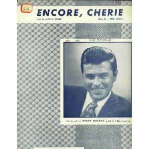  ENCORE, CHERIE w/Buddy Moreno on cover (sheet music 
