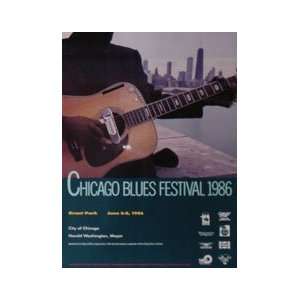  CHICAGO BLUES FESTIVAL (1986) Poster