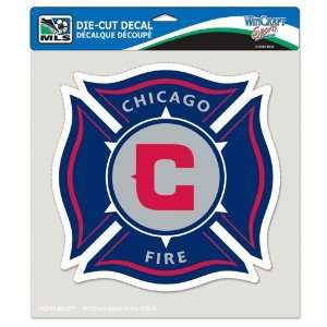  MLS Chicago Fire Decal   8 X 8 Colored Die Cut: Sports 
