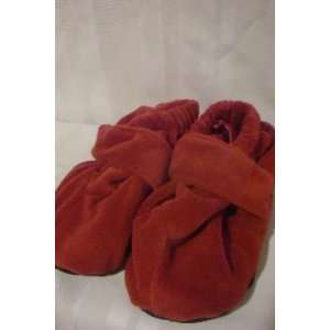 Soothing Slippers by The Happy Company (Cranberry Color, Small Medium 