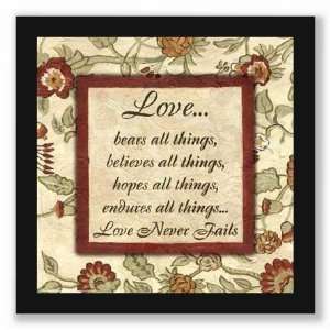   Words To Live By   Eduardian Floral Love bears all by Debbie DeWitt
