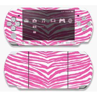Sony PSP Slim 2000 Skin Decal Sticker   Pink Zebra~