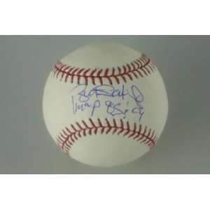 Autographed Bret Saberhagen Baseball   Ws Mvp + Cy Oml Psa:  
