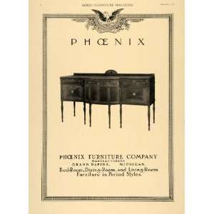  1918 Ad Sideboard Buffet Table Phoenix Furniture Co 