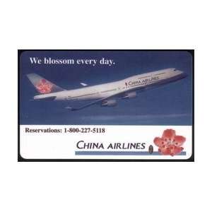  Collectible Phone Card: 22u China Airlines We Blossom 