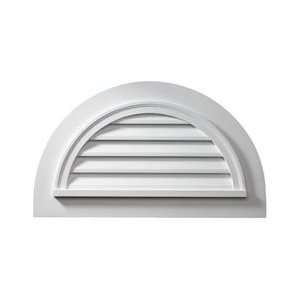  43W x 25H Half Round Louver with 4F Trim Attached 