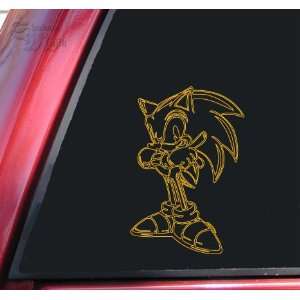  Sonic The Hedgehog Mustard Vinyl Decal Sticker: Automotive