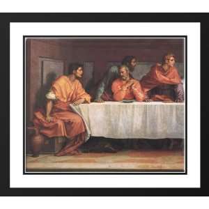 Sarto, Andrea del 32x28 Framed and Double Matted The Last Supper 