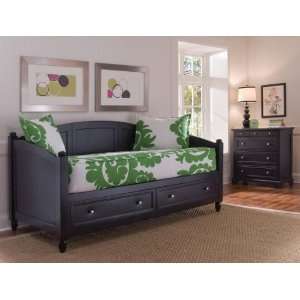   Home Styles Furniture Bedford Black Daybed and Chest