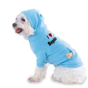  I Love/Heart Sophia Hooded (Hoody) T Shirt with pocket for your 