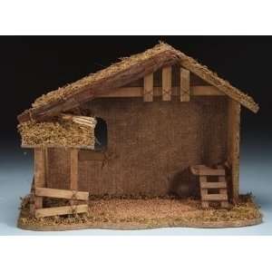   Fontanini 5 Wooden Christmas Nativity Stable #54628