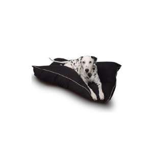  Super Value Dog Bed Fabric: Black, Size: Medium (28 X 35 