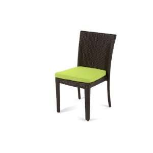  Senna Dining Chair Fabric: Macaw Green, Color: Expresso 
