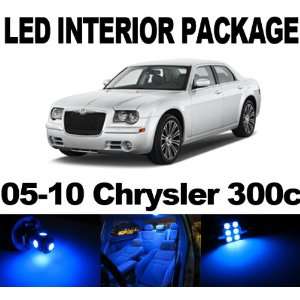 Chrysler 300C 2005 2010 BLUE 6 x SMD LED Interior Bulb Package Combo 