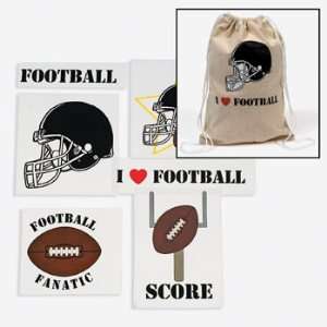 Football Iron On Transfers   Art & Craft Supplies & Iron On Transfers 