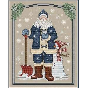  Snowflake Santa   Cross Stitch Pattern: Arts, Crafts 