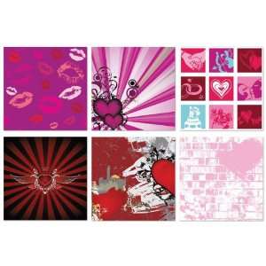  Forever In Time Scrapbook Paper Themed Pack Kiss, 12 Inch 