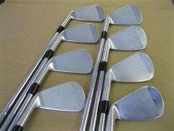   ISSUE TAYLOR MADE R9 TP B STAMP IRONS 3 PW KBS TOUR STEEL STIFF FLEX