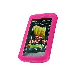  Cellet HTC HD Hot Pink Jelly Case 
