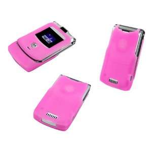   Cellet Motorola RAZR V3 & V3c Hot Pink Silicone Case: Everything Else