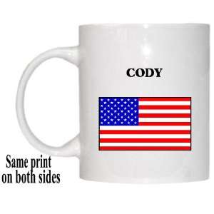  US Flag   Cody, Wyoming (WY) Mug 