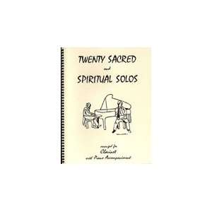   Sacred and Spiritual Solos for Clarinet and Piano Musical Instruments