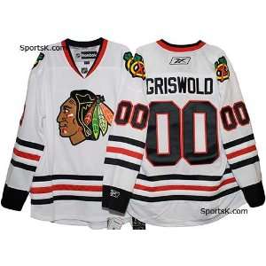  Clark Griswold Christmas Vacation Blackhawks Jerseys (In 